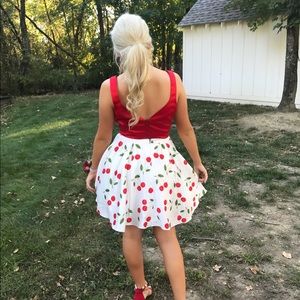 Cherry short dress